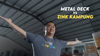 Comparing Metal Deck Roofing and Corrugated Zinc Roofing: Features and Distinctions | Bahasa Version