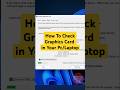 Graphic Check #windows #shorts #Viral