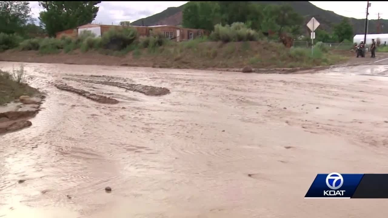 'County Road 68 had turned into a river' Dixon roads and arroyos flood