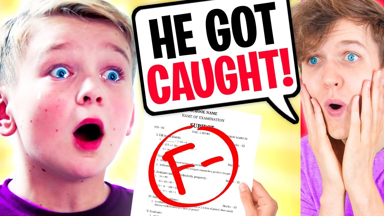 Student CHEATS ON FINAL EXAM, Instantly Regrets It (LANKYBOX REACTION