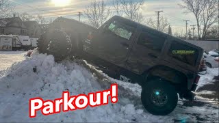 We Got BLASTED By Over 6ft Of Snow!! Prepping The Shop &amp; Exploring Mid Storm!