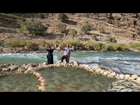 The Secret Of A Nomadic Couple S Traditional Fishing Technique In The Heart Of A Mountain River