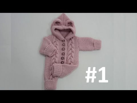 Kapüşonlu Bebek Tulumu (3-6 ay) #1 - Beden Yapımı