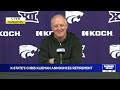 Kansas State coach Chris Klieman announces retirement after 7 seasons