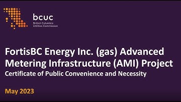 FortisBC Energy Inc. Advanced Metering Infrastructure Project Decision Summary