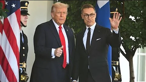 President Trump Welcomes the President of Finland tothe White House