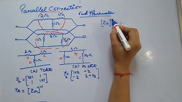 Parallel connection of two port network