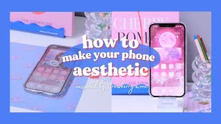 how to make your phone aesthetic (carousel widget tutorial) | inspired by iu - strawberry moon screenshot 2