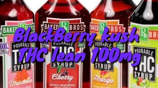 💜👾BlackBerry Kush THC lean syrup 100mg💜 of THC (down in it off challenge) omg im so high #thcoil