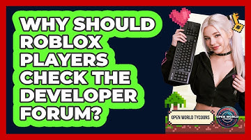 Why Should Roblox Players Check The Developer Forum? - Open World Tycoons