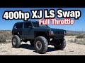 LS Swap Jeep Cherokee hits the road! Plus Welding an Aluminum Intake Tube