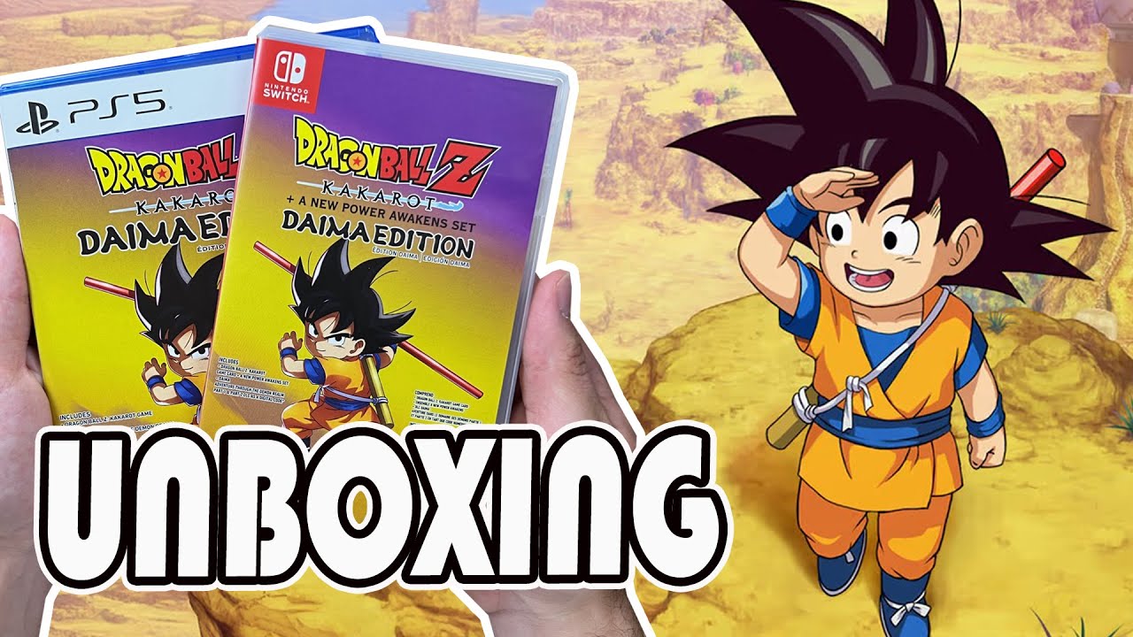 Dragon Ball Z Kakarot -Daima Edition- (PS5 /Switch) Unboxing - YouTube