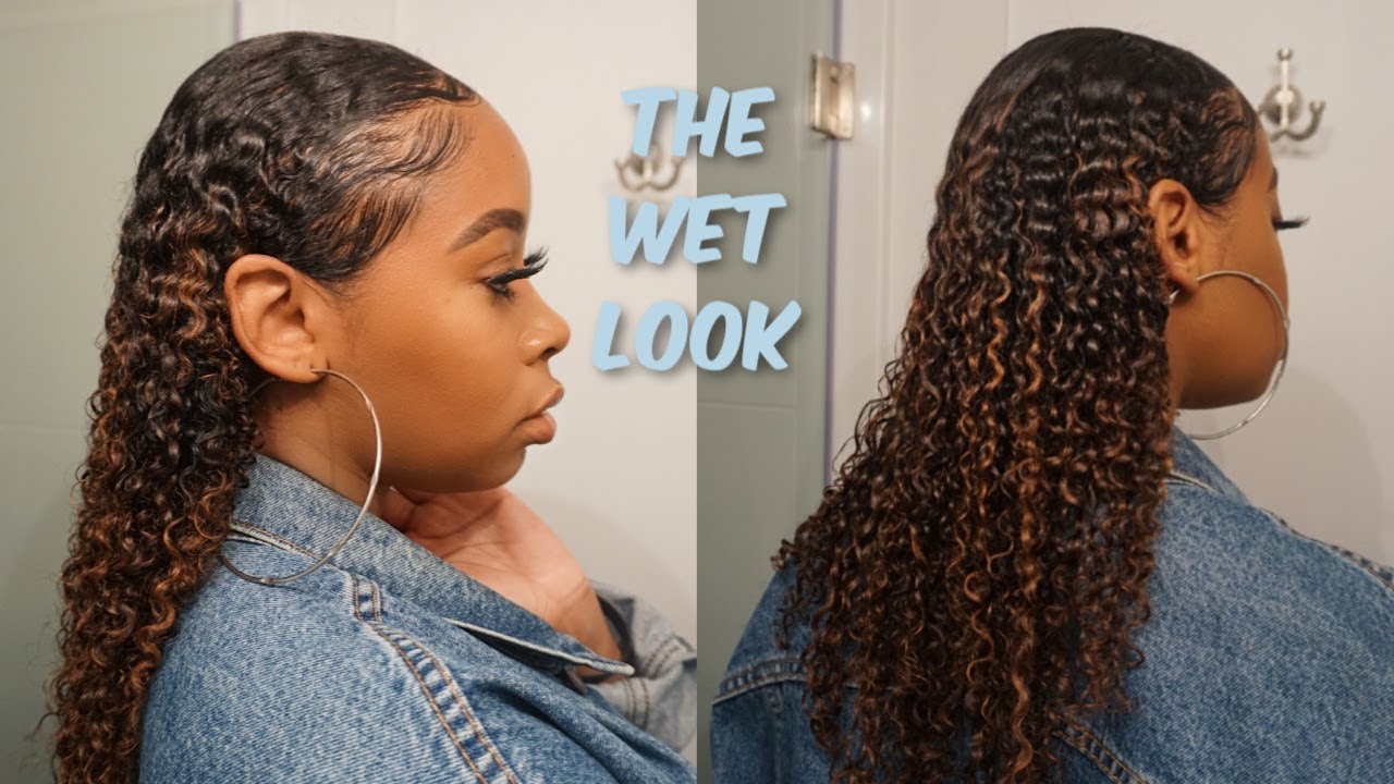 I Tried The Wet Look On My Natural Hair 