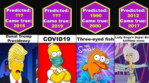 20 Simpsons Predictions That Really Came True| Comparison