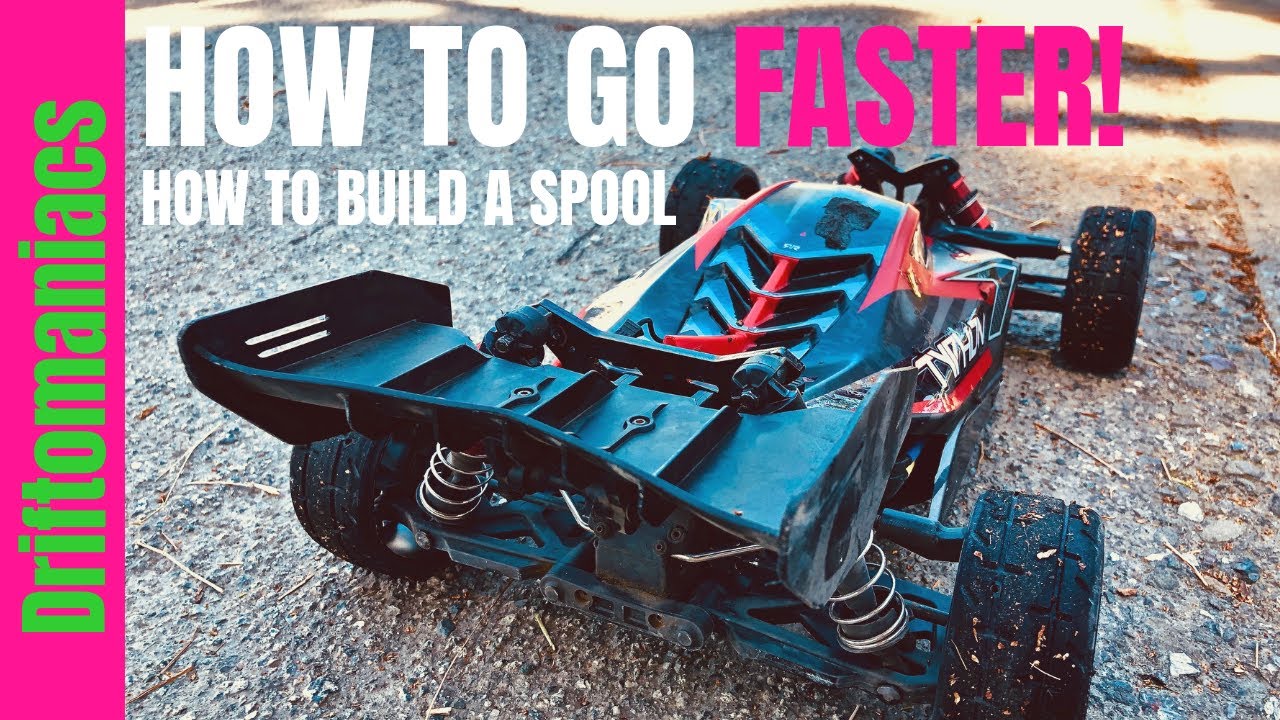 How To Make An RC Car Faster Or How To Build A Spool With Speed Run