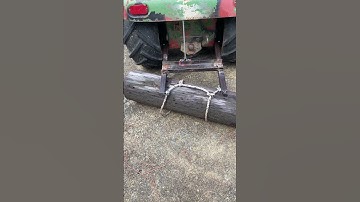 Diy 3 Point Hitch Lifting a Section of Pole