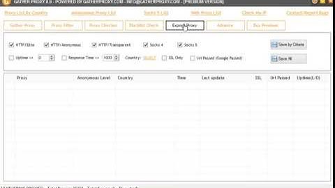 GatherProxy |Cracked v8.9 Premium| 2017| ProxyScraper|ProxyChecker|