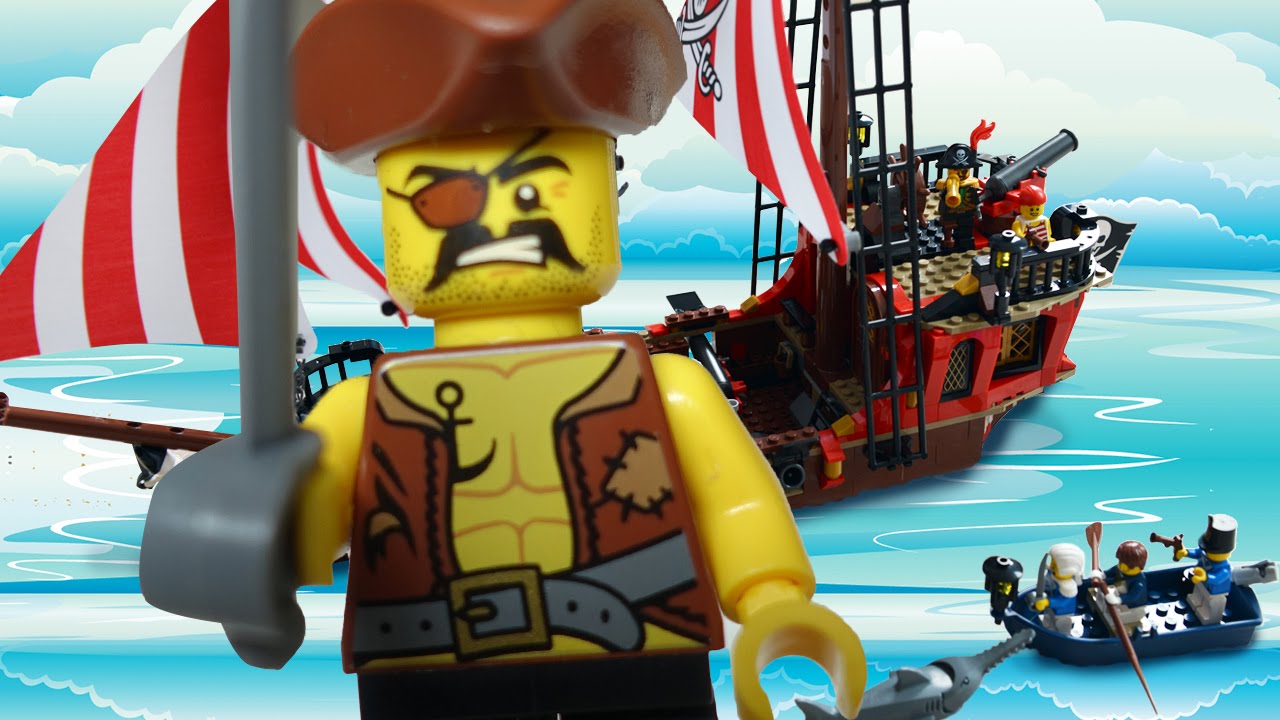 LEGO Pirates ship THE BRICK BOUNTY - Speed Build movie 