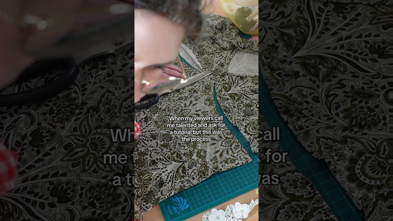 Final result at the end 🫢 Full vlog on my channel! 🩷 #whimsical #thriftflip #upcycle