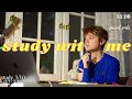 Live  12hour study with me part 3 rain sounds  pomodoro timer 60  10
