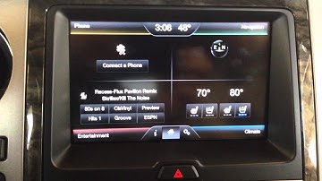 Ford My Touch Climate Control Operation
