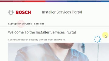 Installer Services Portal: New User Registration and Login