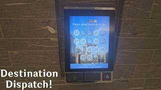 FAST 1000 FPM TKE AGILE Destination Dispatch Traction Elevators at The Stack - Vancouver BC
