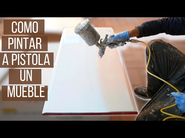 Cómo usar una PISTOLA de PINTAR ELECTRICA 🎨​🖌️​ Te enseñamos a pintar tus  muebles 🪑​🚪​​ Decogarden 