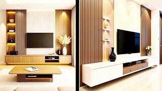 Luxury Focus: 50 Luxury TV Unit Designs 2026 | Latest Living Room Wall Decoration Ideas | TV panel