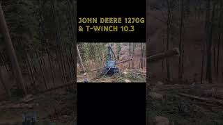 John Deere 1270G &amp; T-WINCH 10.3