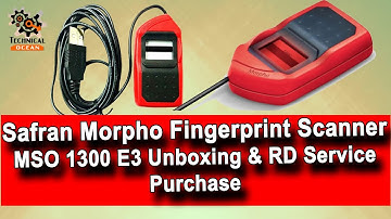 Morpho MSO1300E3 Biometric Fingerprint Scanner Unboxing & RD Service Purchase Tutorial.
