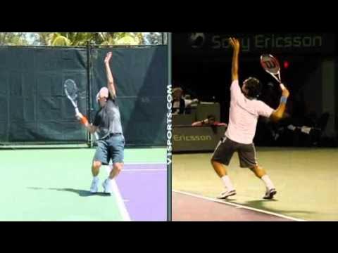 Федерер гиф. Лосинка теннис. Подача в теннисе. Техника подачи в большом теннисе. Разножка в теннисе замедленное видео.