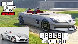 How to make the SM722 look like the real SLR Stirling Moss in GTA Online