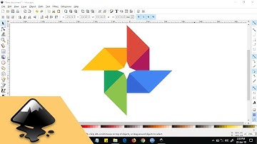 How to Draw Google Photos logo in Inkscape