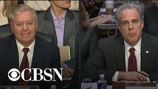 Garden IG report hearing part 4: Lindsey Graham questions Michael Horowitz Plant