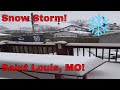 Saint Louis Snowstorm! 11 inches of Snow in Saint Louis, MO! Mid-Western Snowstorm February 2022!