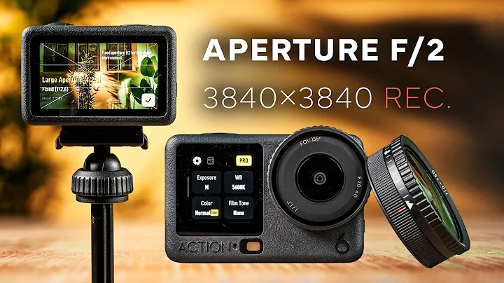 DJI OSMO ACTION 6: Square sensor and variable aperture F/2-F/4