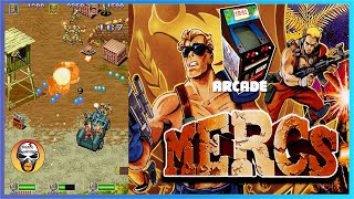 MERCS - Arcade Machine gameplay on Mister FPGA