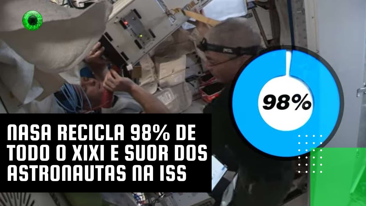 NASA recicla 98% de todo o xixi e suor dos astronautas na ISS
