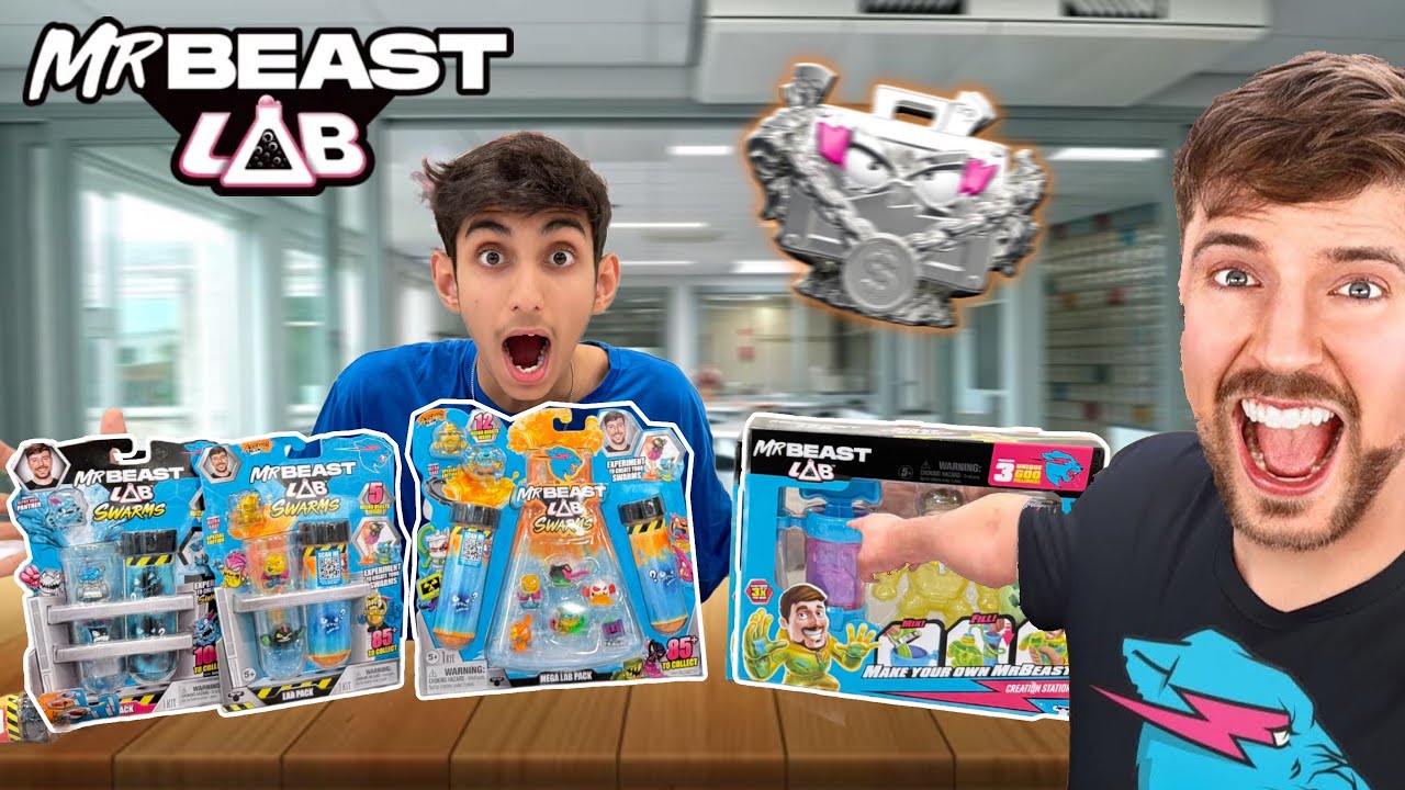 Mr.Beast Lab Moose toys unboxing 🇺🇸 
