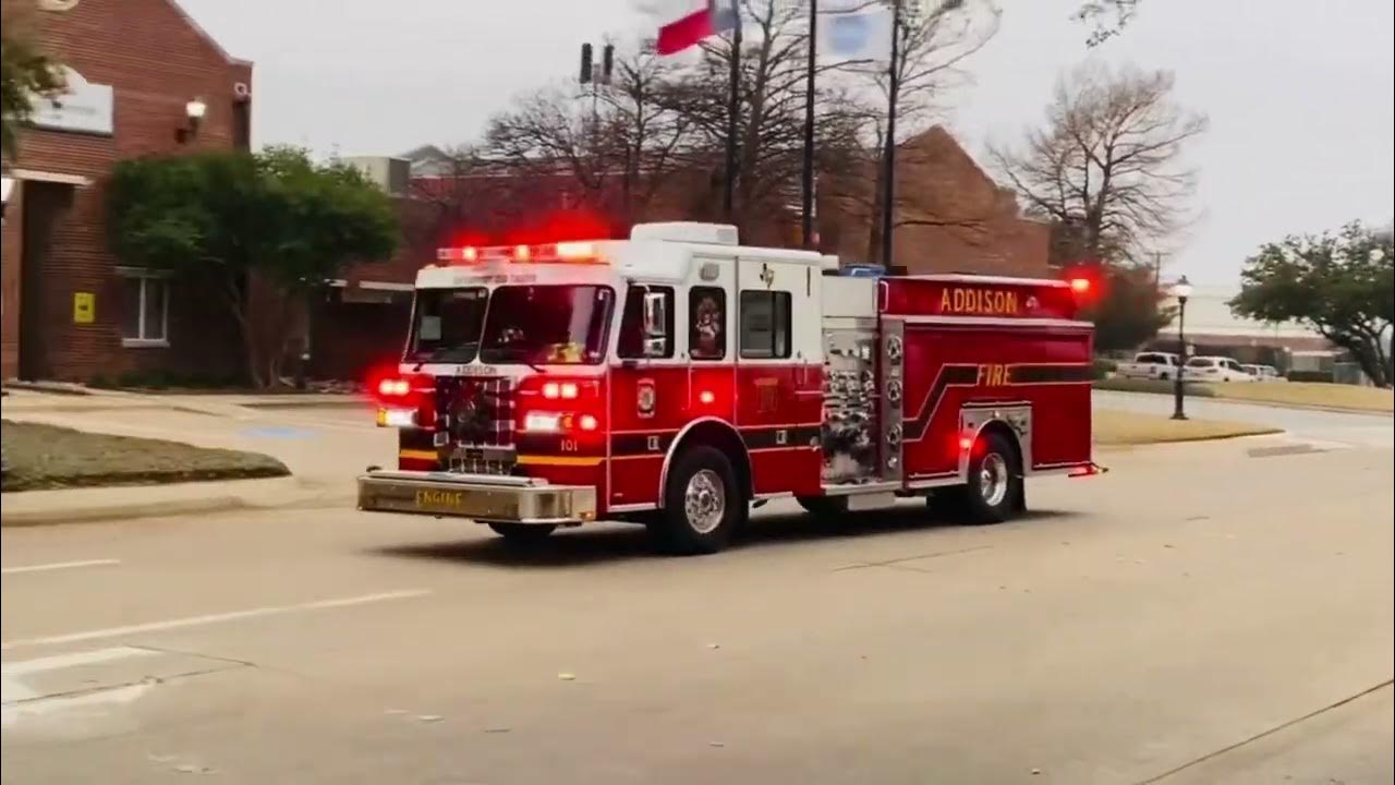 Addison Fire Department Responding YouTube