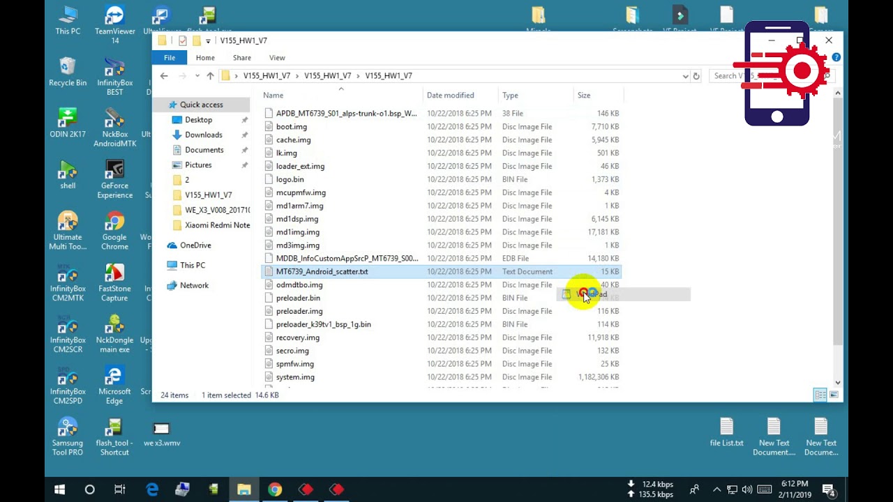 Symphony v155 frp remove & Flash File Link