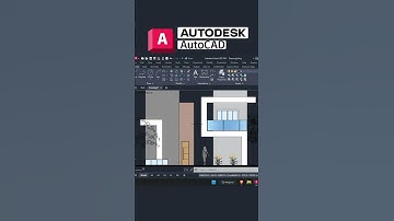 FACADE WITH DYNAMIC BLOCKS AUTOCAD  #autocadshorts #autocadarchitecture #autocad