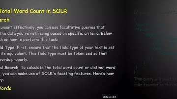 How to Get the Total Word Count per Document in SOLR