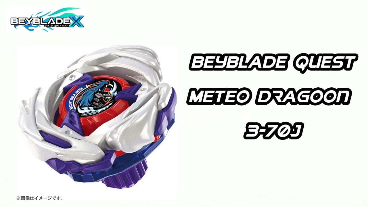 Takara Tomy Beyblade X UX-17 Meteo Dragoon 3-70J Review — Left-Spin ...