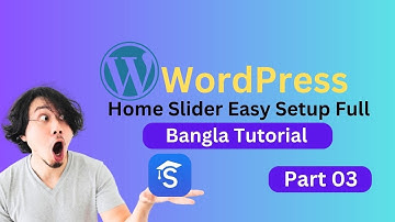 WordPress Home Slider Easy Setup Full Bangla Tutorial || TechTutor Studio