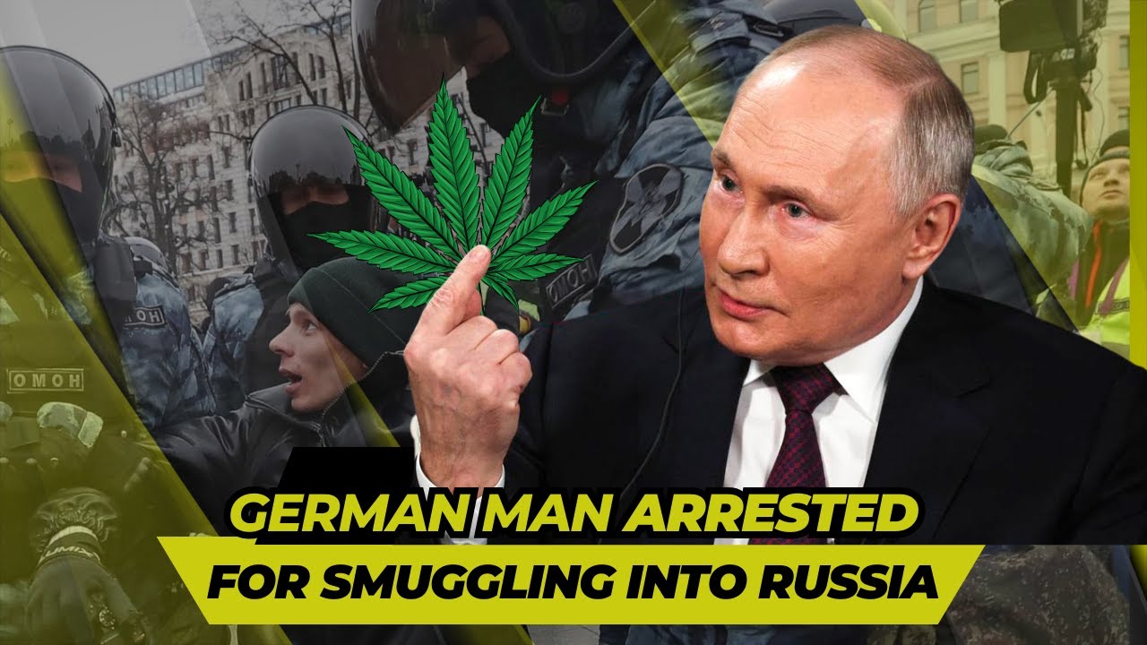 Fearful Encounter: Man Detained in Russia for Smuggling in Cannabis Gummies