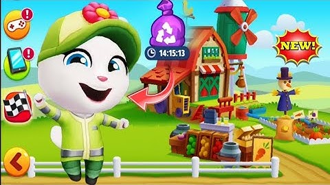 Talking Tom Gold Run - Unlock And Upgrade All Game (iOS, Android Gameplay #642)