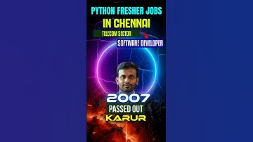 🚀 Python Fresher Jobs in Chennai | Learn Python Best Institute with Placements in Chennai #shorts