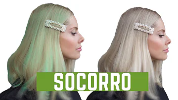 O que fazer para tirar o tom esverdeado do cabelo?